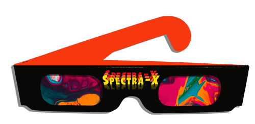 A very rare set of Spectra-X Glasses from Lincoln Monsters