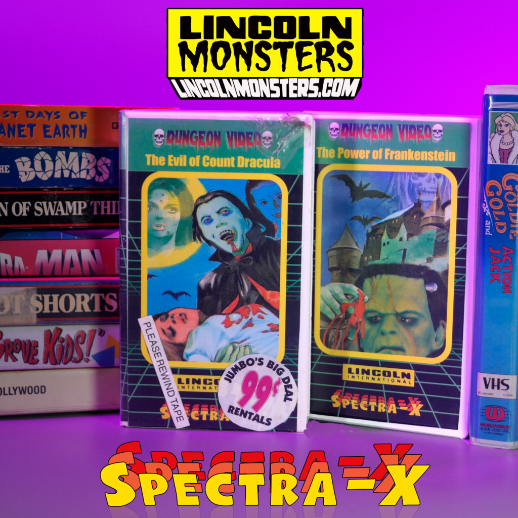 Lincoln Monsters releases on VHS by Dungeon Video.